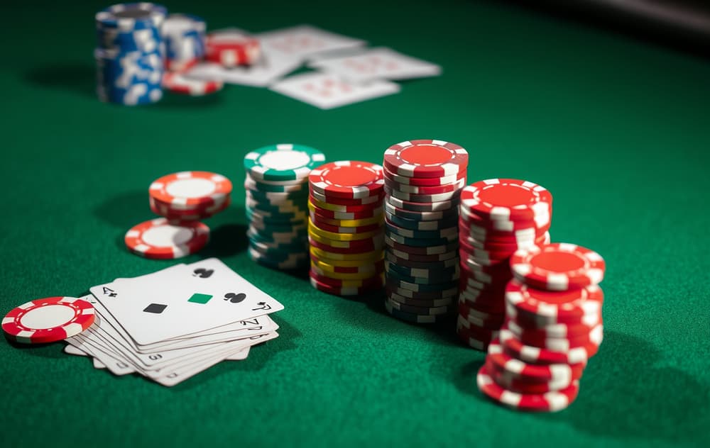 LeoVegas casino logo med løve og blå bakgrunn